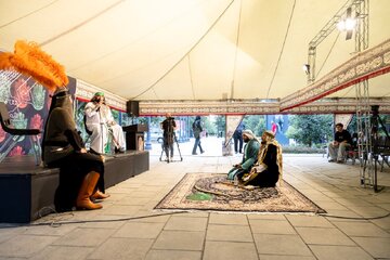 در اولین روز از برپایی «خیمه هنر» چه گذشت؟