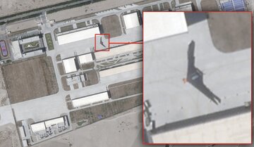 دیده شدن پهپاد غولپیکر چین در تصاویر ماهوارهای /عکس