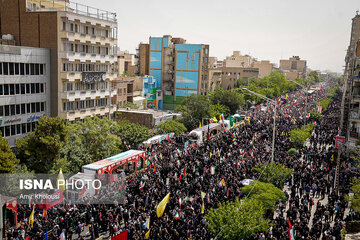 وداع مردم تهران با شهدای حمله اسرائیل/ خشم و اندوه در بدرقه
