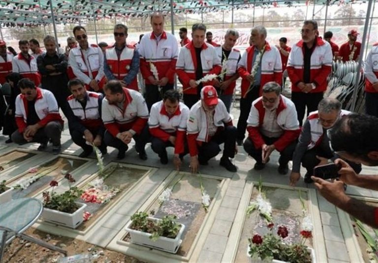 برگزاری مراسم بزرگداشت شهدای امدادگر جنگ ۱۲ روزه