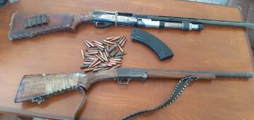 جمع آوری ۱۰۲ قبضه سلاح جنگی غیرمجاز در قلعهگنج