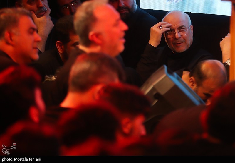 حضور قالیباف و مخبر در عزاداری روز تاسوعا