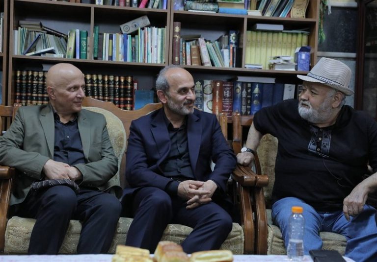 دیدار جبلی با اکبر عبدی و عوامل سریال «سبزواران» + عکس