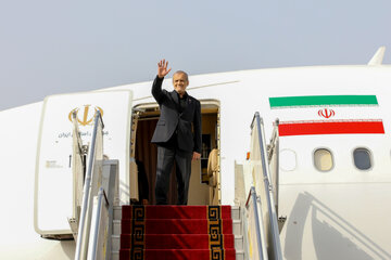 دیدار پزشکیان و نخست وزیر پاکستان + تصاویر