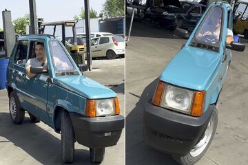 عکس | باریکترین خودروی جهان