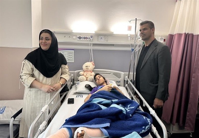 عیادت ساعی از تکواندوکاری که در حملات رژیم صهیونی مجروح شد