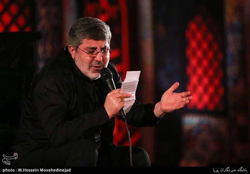 مداحی محمدرضا طاهری در شب هفتم محرم