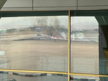 واکنش رسمی به ادعای انفجار در فرودگاه مشهد/ آتش و دود مشاهده شده ناشی از چیست؟