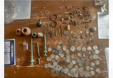 کشف ۱۸۵ شیئ تاریخی در نرماشیر