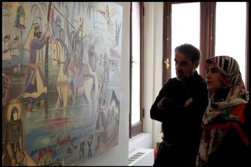 افتتاح نمایشگاه آثار نقاشی و عکاسی پروژه «خیمه هنر»
