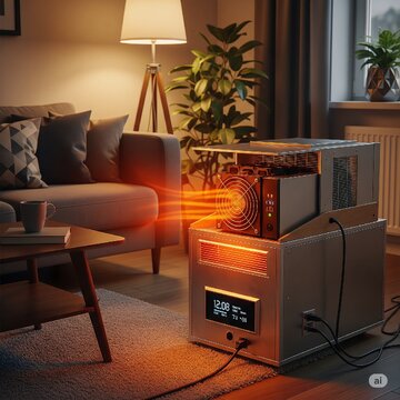 بخاریهای بیتکوینی ترکیبی از گرما، برق و سود!/ ماینرهای خانگی چگونه شبکه برق اروپا را نجات دادند؟