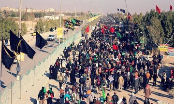 برگزاری مراسم راهپیمایی جاماندگان اربعین در استان کرمان