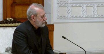 تصاویر دیدار لاریجانی با نخست وزیر لبنان/ اخم نواف سلام و لبخند لاریجانی سوژه رسانه ها شد + عکس