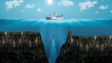 ثبت تصویر اجتماع گسترده موجودات ناشناخته در اعماق اقیانوس!