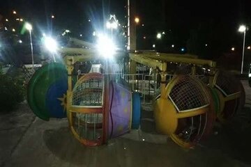 جزییات سانحه قطار شهربازی کرمان / ۱۲ نفر مصدوم شدند