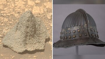 در مریخ کلاه‌خود پیدا شد / عکس