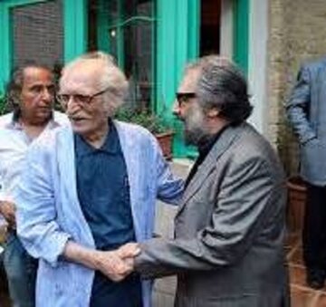 دولت‌آبادی و کیمیایی پشت صحنه‌ی یک فیلم سال ۱۳۵۲ + عکس