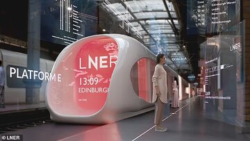 قطارها در ۵۰ سال آینده چه ظاهری پیدا میکنند؟