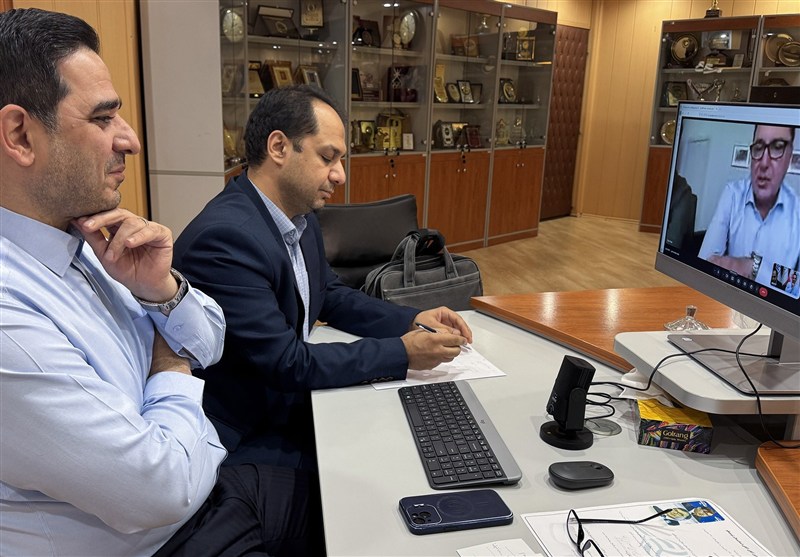 نشست آنلاین تقوی با رئیس فدراسیون والیبال روسیه