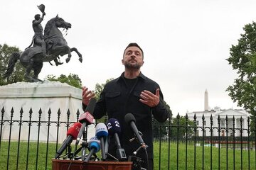 ادعای زلنسکی درباره مرگ ۲۰ غیرنظامی در حمله روسیه به دونتسک