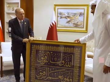 اردوغان به امیر قطر: تو بهترین دوست من هستی