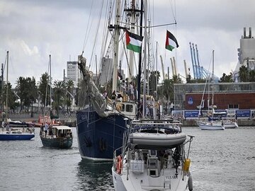 تلاش جهانی برای کمک به غزه؛ ۹ کشتی مغربی به ناوگان الصمود ملحق شد