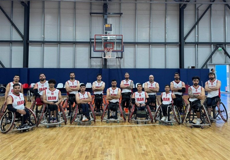 تورنمنت بسکتبال با ویلچر ترکیه| یک برد و یک باخت برای تیم ایران