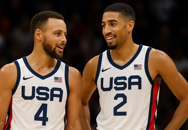 درسهای طلایی استیفن کری به تایرس هالیبرتون در المپیک پاریس