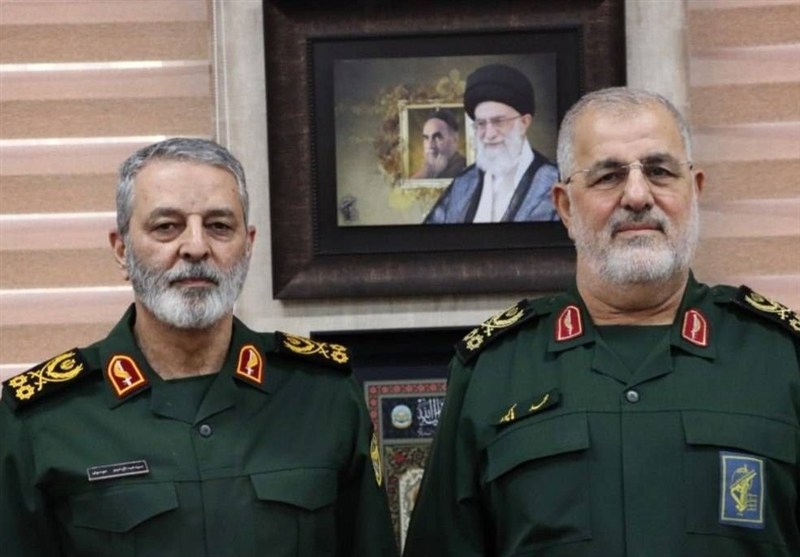 سرلشکر موسوی در دیدار فرمانده سپاه: نیروهای مسلح برای مقابله با هر تجاوز احتمالی آمادگی دارند