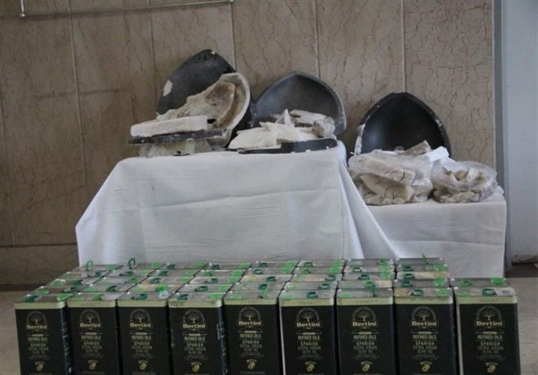 قاچاق ماده مخدر “شیشه” در پوشش بار زیتون!