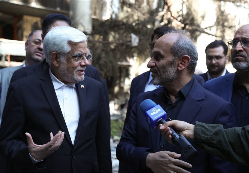 معاون اول رئیسجمهور از ساختمان شیشهای صداوسیما بازدید کرد