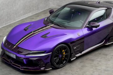 منصوری روی یکی از جذاب‌ترین ماشین‌های فراری دست گذاشت