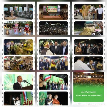 پنج هزار نفر در جشنواره شکرانه برنج شرکت کردند