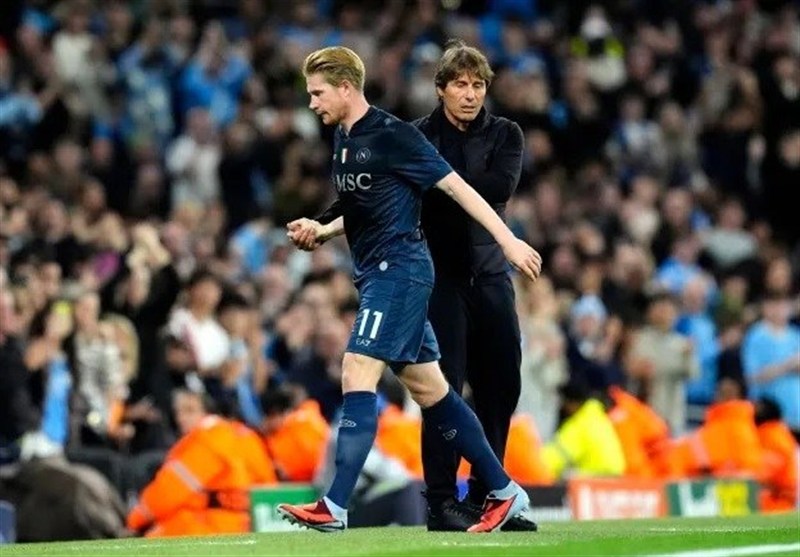 کونته: اخراج دیلورنزو کار را خراب کرد/ تعویض دیبروینه تنها انتخاب بود