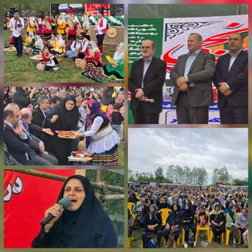 ۱۰ هزارنفری از جشنواره دومین سال جشنواره نان برنجی دیوشل استقبال کردند