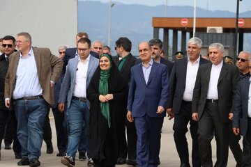 از روند اجرای پروژه راهآهن رشت–آستارا بازدید گردید