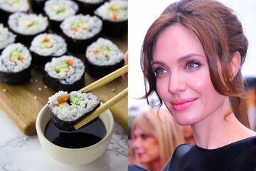 از هالیوود تا ژاپن؛ چرا آنجلینا عاشق «سوشی» است؟/ فواید تغذیهای این غذای ژاپنی