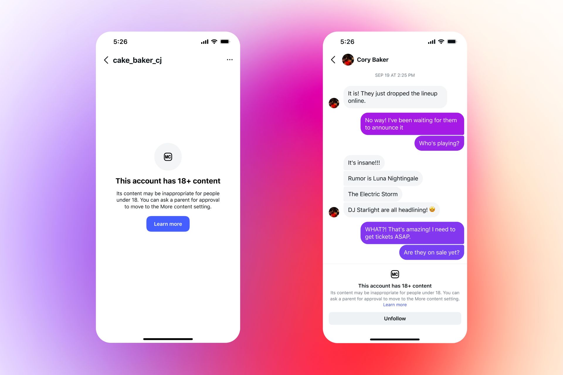 محدودیت حساب نوجوانان در اینستاگرام