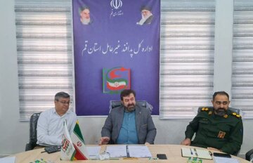 برگزاری جلسه هماهنگی رزمایش دانشآموزی به ریاست مهدی متقیان مدیرکل پدافند غیرعامل استان قم