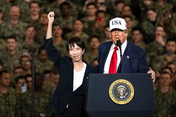 ترامپ: با کمال مسرت اعلام میکنم به ژاپن موشک اف-۳۵ دادیم / هیچ نیروی دریایی در جهان حتی در خواب هم نمیتواند تهدیدی برای ما باشد