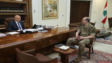 دستور رئیس جمهور لبنان به ارتش: با اسرائیل مقابله کنید