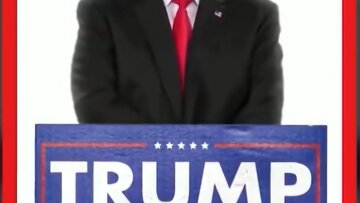 رئیس جمهور آمریکا با نشر یک کلیب عجیب اعلام کرد: تا  سال ۹۰۰۰ با ترامپ!/ فیلم