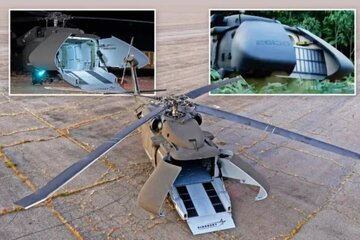 «شاهین سیاه» بدون خلبان پرواز میکند / متفاوتترین هلیکوپتر نظامی جهان