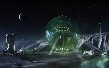 ناسا شهری از حبابهای شیشهای روی ماه میسازد!