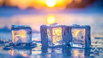 کشف یک نوع جدید «یخ» که آب نمی‌شود!