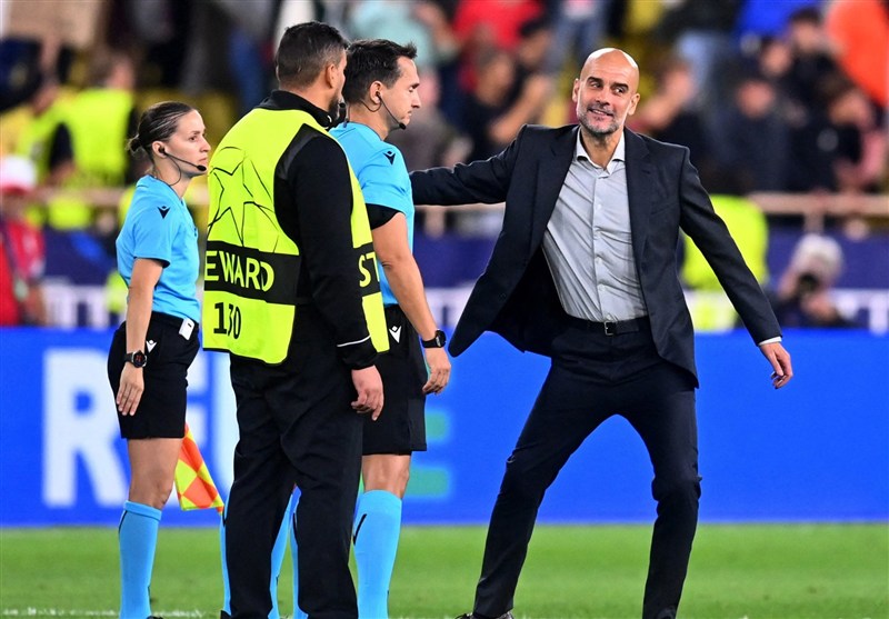 کنایه گواردیولا به مانسانو پس از تساوی برابر موناکو؛ حرفی با داوران اسپانیایی ندارم!