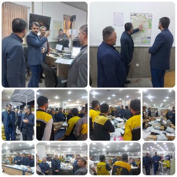 بازدید میدانی نماینده قم از ادارهکل پست قم و تأکید بر حمایت از پستچیها