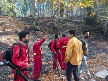 به دلیل اهمال گردشگران؛آتشسوزی حدود ۳ هکتار از عرصههای جنگلی سیاهرود رودبار