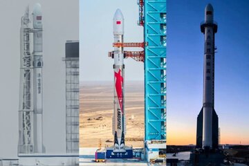 رقیب قدرتمندترین موشک جهان، روی سکوی پرتاب رفت