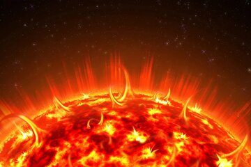 روی خورشید باران میبارد! / دانشمندان راز پدیدهای شگفتانگیز را کشف کردند